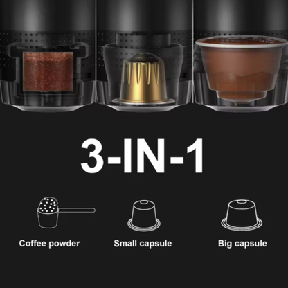 Coffee Portable Machine - Graimee 3in1 Design